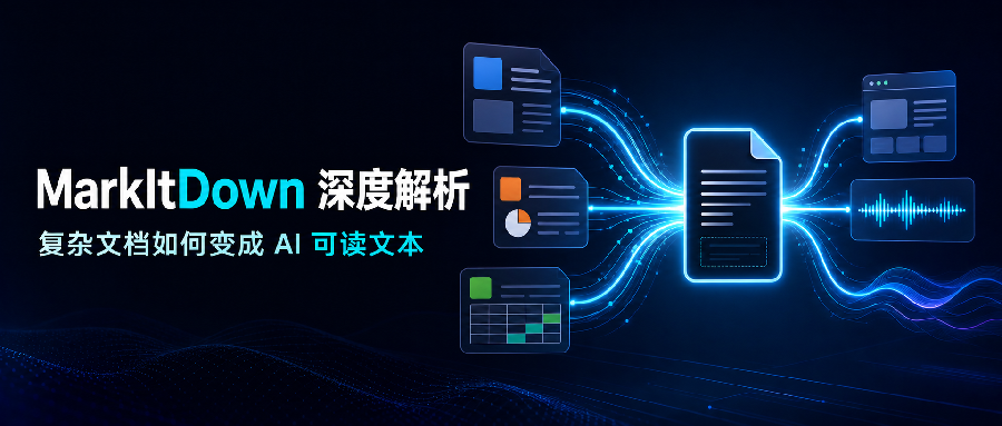 microsoft/markitdown 深度解析:把复杂文档变成 AI 更易读的 Markdown